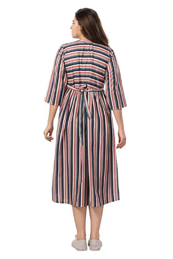 Rust_Maternity_Dress_|_Rust_Elevate_Your_Maternity_Style_Maternity_Wear_Kurti_For_Women
