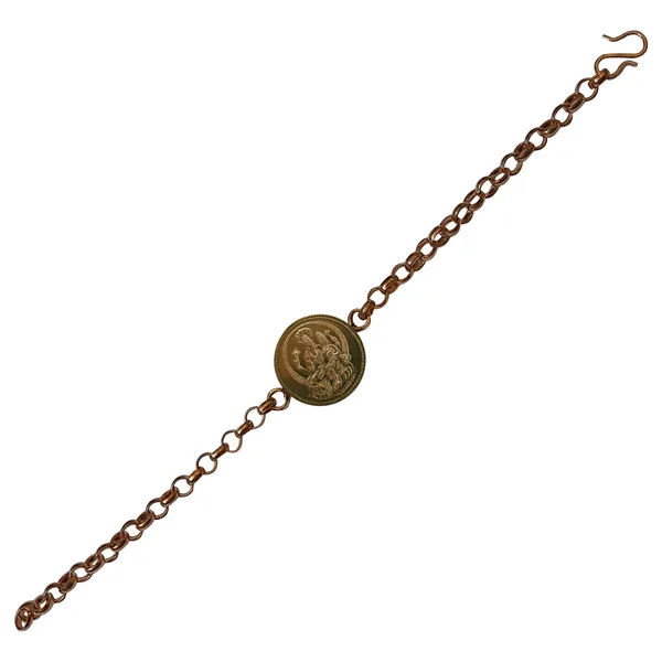 Laxmi_Hayagreeva_Hand_Crafted_Copper_Chain_Bracelet_Adjustable_Lakshmi_Hayagriva_Kappu_Kankanam_For_Men_And_Women