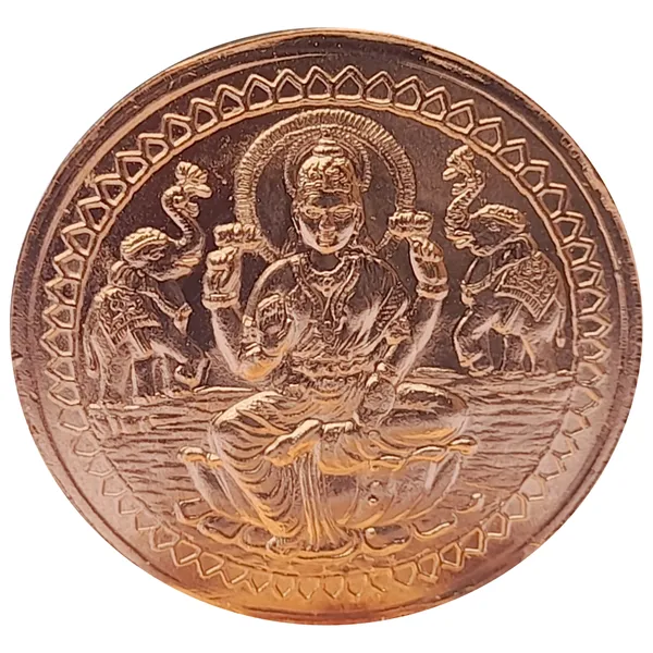 Maha_Lakshmi_Sri_Chakram_Peetham_Dhan_Laxmi_Sree_Chakram_Puja_Stand_Copper_Handcrafted_(2Inch)
