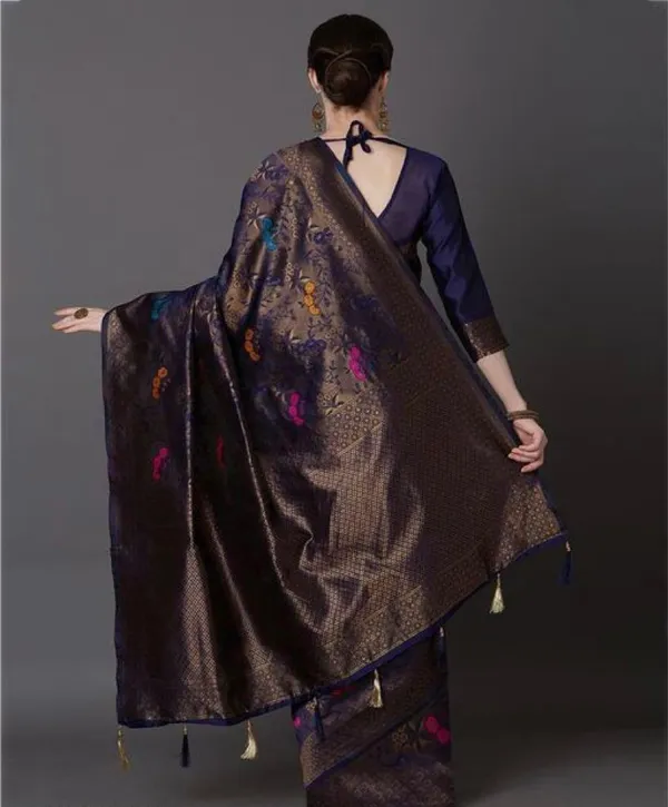 Purple_Woven_Kanjivaram_Silk_Saree_with_Saree_Cover