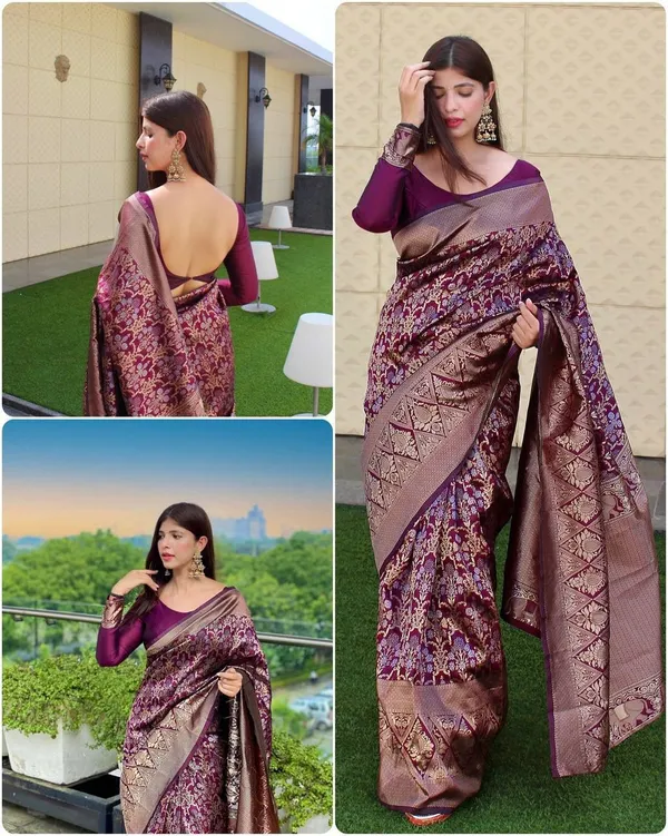 Purple_Woven_Kanjivaram_Silk_Saree_with_Saree_Cover