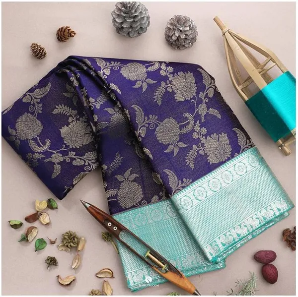 Purple_Woven_Kanjivaram_Silk_Saree_with_Saree_Cover