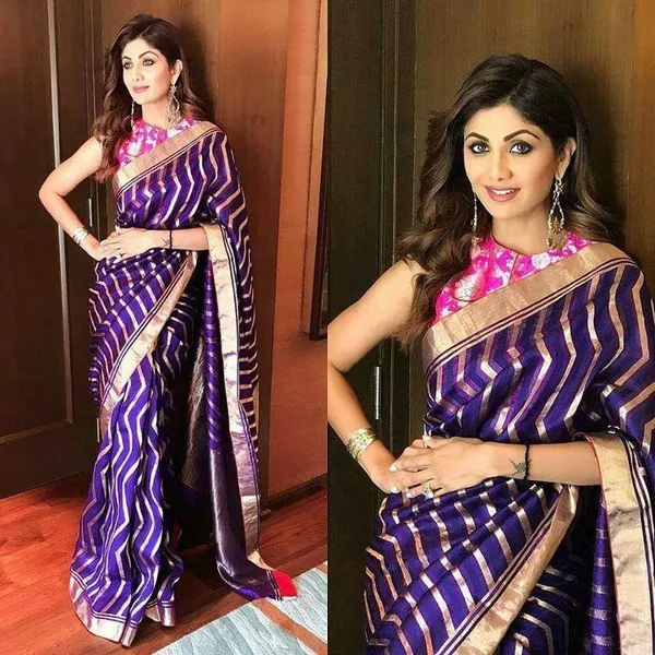 Purple_Woven_Kanjivaram_Silk_Saree_with_Saree_Cover