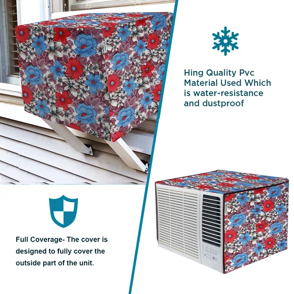 Window_A.C._Cover_Suitable_For_1.5_Ton_(Material-PVC,_Color-Red,_Size-26x21.5x21.5_Inches)
