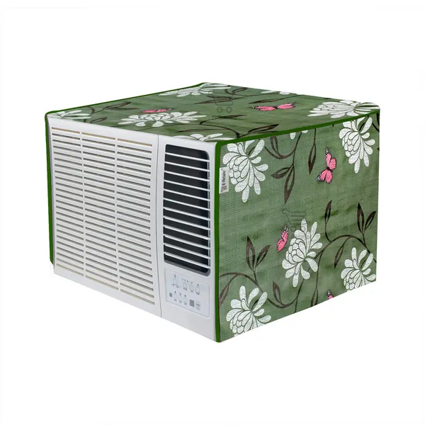 Window_A.C._Cover_Suitable_For_1.5_Ton_(Material-PVC,_Color-Green,_Size-26x21.5x21.5_Inches)
