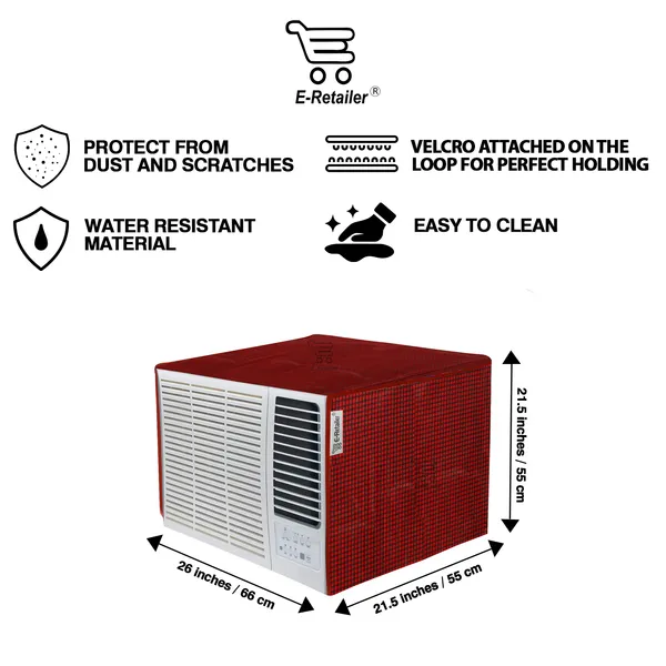Window_A.C._Cover_Suitable_For_1.5_Ton_(Material-PVC,_Color-Red,_Size-26x21.5x21.5_Inches)