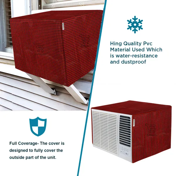 Window_A.C._Cover_Suitable_For_1.5_Ton_(Material-PVC,_Color-Red,_Size-26x21.5x21.5_Inches)