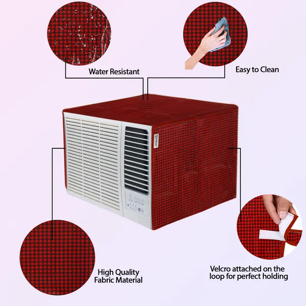 Window_A.C._Cover_Suitable_For_1.5_Ton_(Material-PVC,_Color-Red,_Size-26x21.5x21.5_Inches)