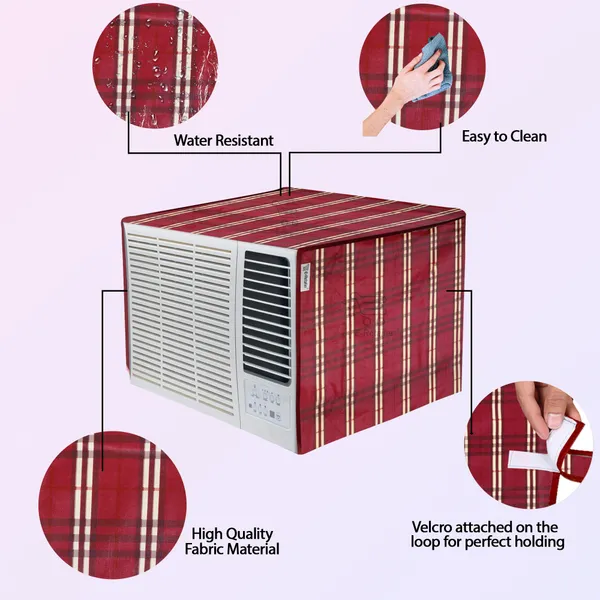 Window_A.C._Cover_Suitable_For_1.5_Ton_(Material-PVC,_Color-Red,_Size-26x21.5x21.5_Inches)