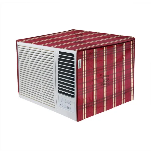 Window_A.C._Cover_Suitable_For_1.5_Ton_(Material-PVC,_Color-Red,_Size-26x21.5x21.5_Inches)