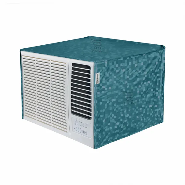 Window_A.C._Cover_Suitable_For_1.5_Ton_(Material-PVC,_Color-Green,_Size-26x21.5x21.5_Inches)