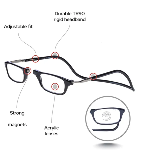 Circlekart ID OGFlex2 Magnetic Adjustable Front Connect Full Rim Reading Glasses Price in India Buy Circlekart ID OGFlex2 Magnetic Adjustable Front Connect Full Rim Reading Glasses online at undefined