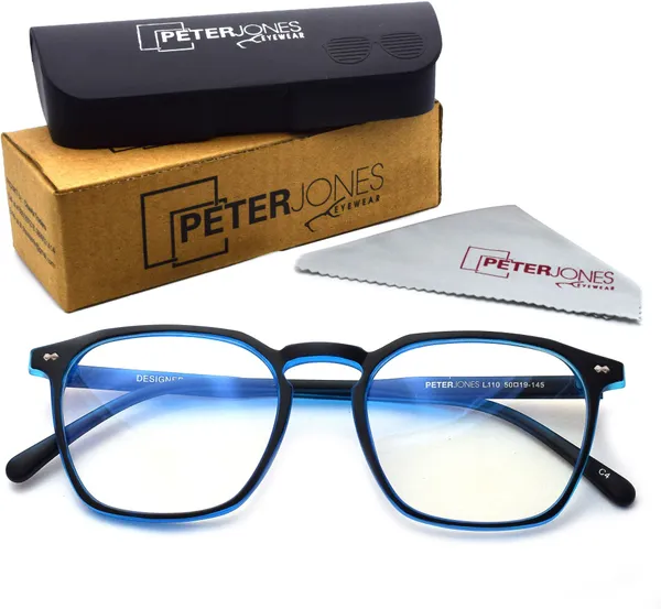 Black,Blue_Full_Rim_Square_Frame_(50_Mm)_-_For_Unisex