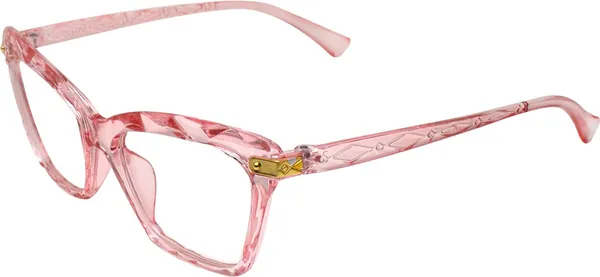 Pink,Transparent_Full_Rim_Cat-Eyed_Frame_(52_Mm)_-_For_Men