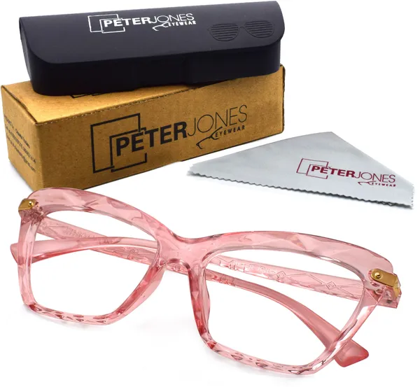 Pink,Transparent_Full_Rim_Cat-Eyed_Frame_(52_Mm)_-_For_Men