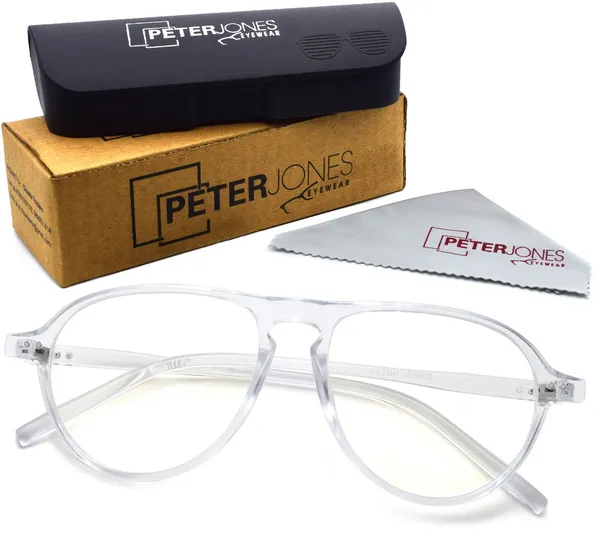 Transparent_Full_Rim_Aviator_Frame_(59_Mm)_-_For_Unisex