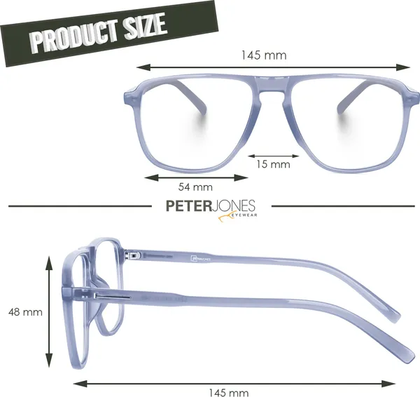Grey_Full_Rim_Square_Frame_(54_Mm)_-_For_Unisex