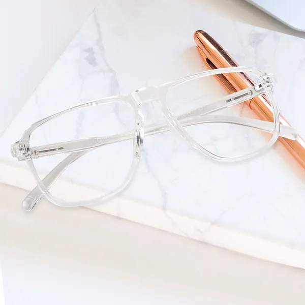Transparent_Full_Rim_Square_Frame_(54_Mm)_-_For_Unisex