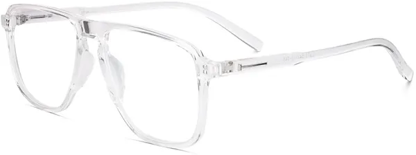 Transparent_Full_Rim_Square_Frame_(54_Mm)_-_For_Unisex