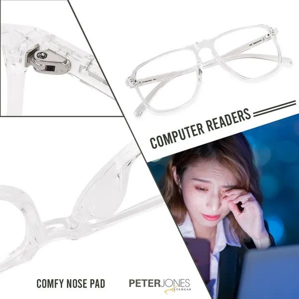 Transparent_Full_Rim_Square_Frame_(54_Mm)_-_For_Unisex