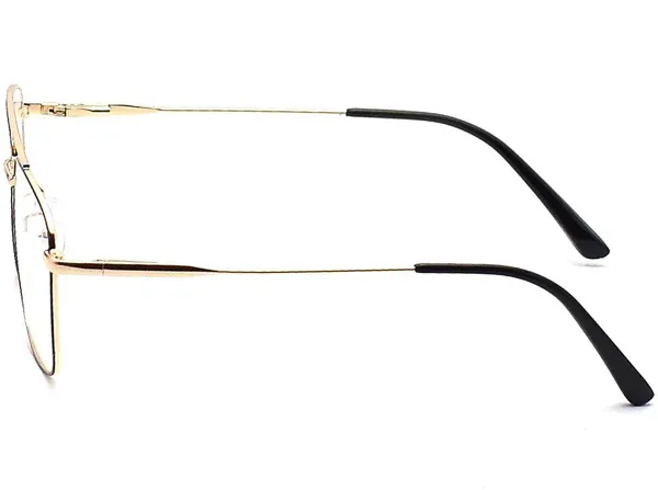 Black,Gold_Full_Rim_Square_Frame_(55_Mm)_-_For_Unisex