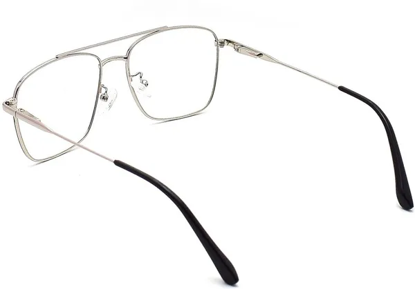 Black,Silver_Full_Rim_Square_Frame_(55_Mm)_-_For_Unisex
