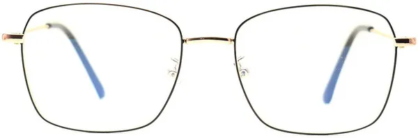 Black,Gold_Full_Rim_Square_Frame_(53_Mm)_-_For_Unisex