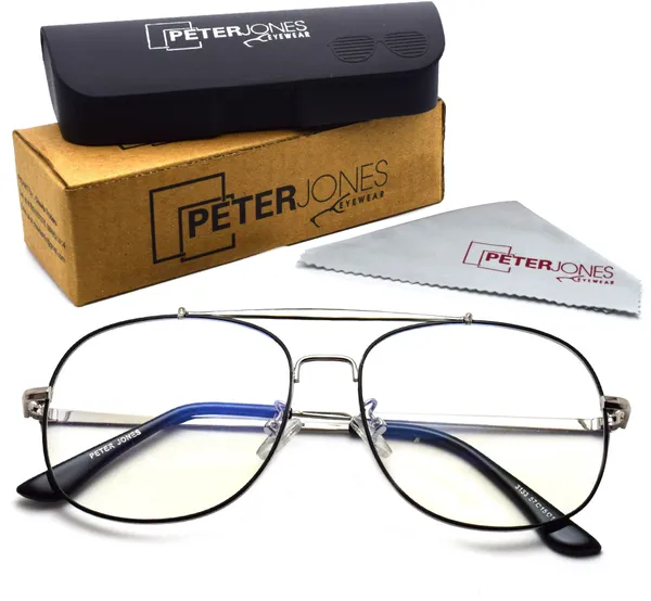 Black,Silver_Full_Rim_Square_Frame_(57_Mm)_-_For_Unisex