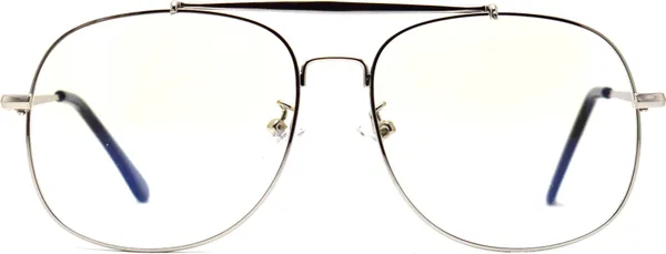 Silver_Full_Rim_Square_Frame_(57_Mm)_-_For_Unisex