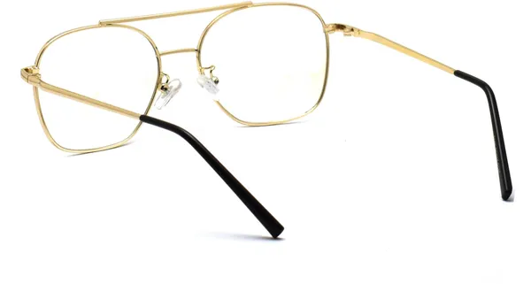 Black,Gold_Full_Rim_Square_Frame_(55_Mm)_-_For_Unisex