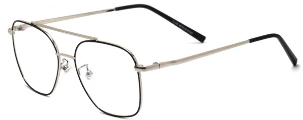 Black,Silver_Full_Rim_Square_Frame_(55_Mm)_-_For_Men