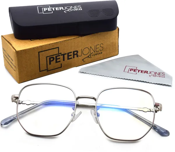 Silver_Full_Rim_Round_Frame_(51_Mm)_-_For_Unisex