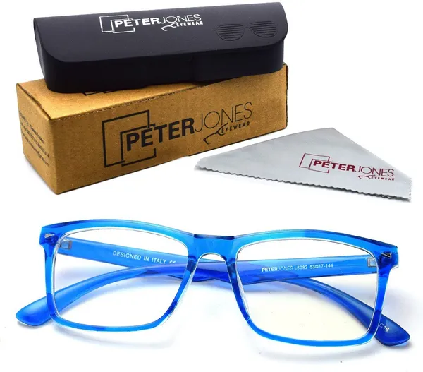 Blue_Full_Rim_Square_Frame_(53_Mm)_-_For_Unisex