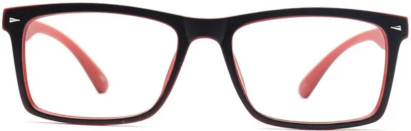 Black,Red_Full_Rim_Square_Frame_(53_Mm)_-_For_Unisex