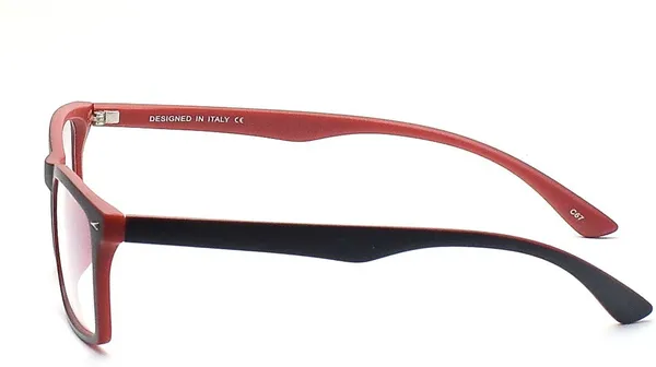 Black,Red_Full_Rim_Square_Frame_(53_Mm)_-_For_Unisex