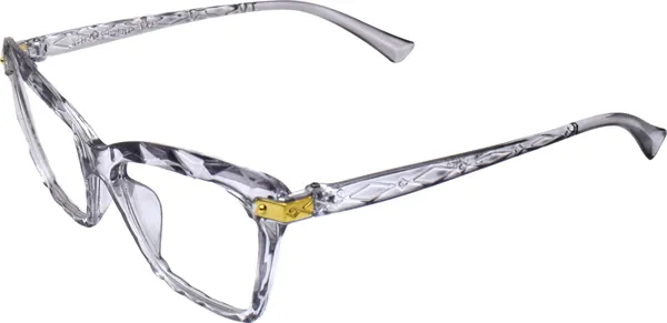 Grey,Transparent_Full_Rim_Cat-Eyed_Frame_(52_Mm)_-_For_Unisex