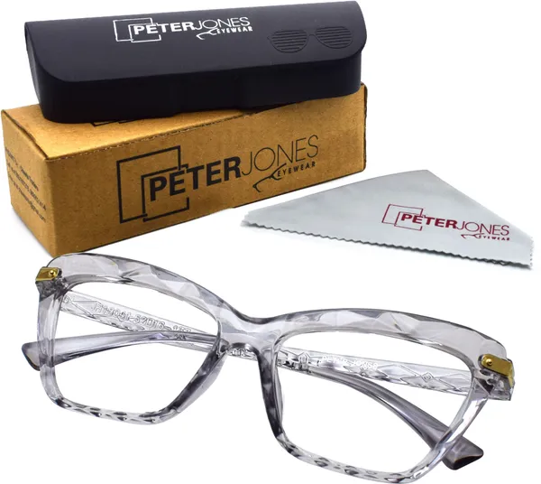 Grey,Transparent_Full_Rim_Cat-Eyed_Frame_(52_Mm)_-_For_Unisex