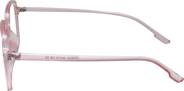 Pink,Transparent_Full_Rim_Square_Frame_(58_Mm)_-_For_Men