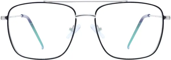 Black,Silver_Full_Rim_Square_Frame_(52_Mm)_-_For_Unisex