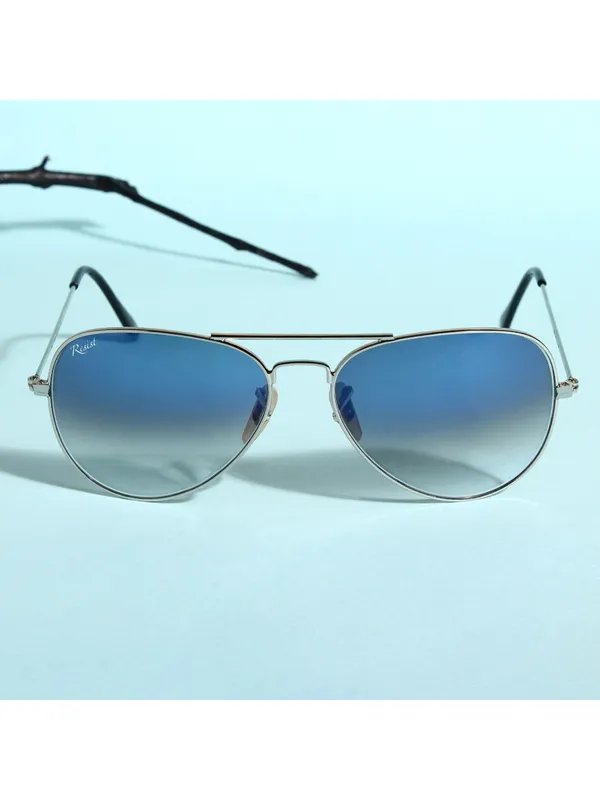 UV_Protected_Silver_Blue_Gradient_Aviator_Sunglasses_For_Men_&_Women