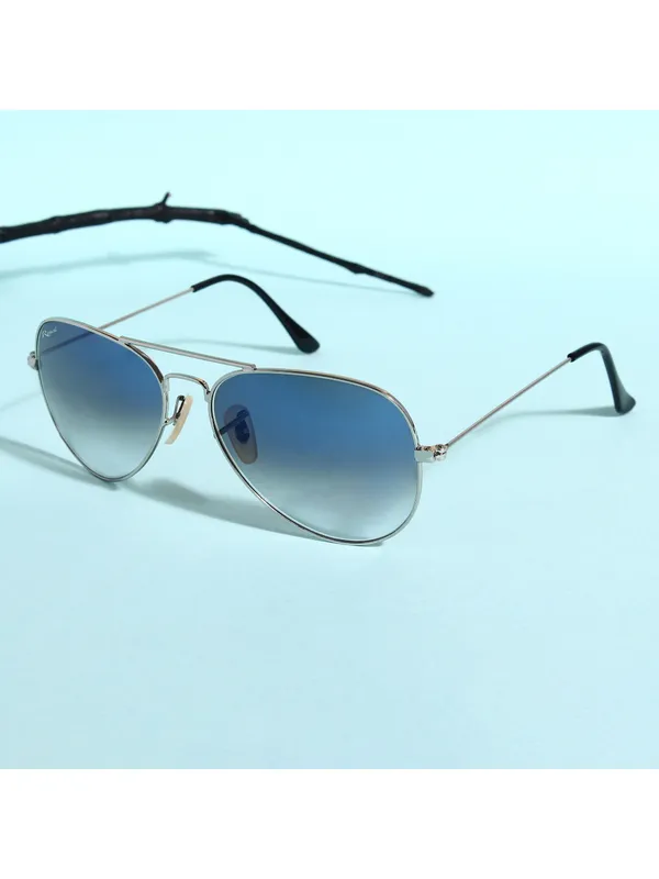 UV_Protected_Silver_Blue_Gradient_Aviator_Sunglasses_For_Men_&_Women