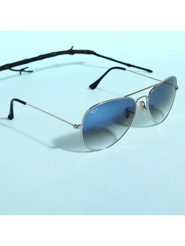 UV_Protected_Silver_Blue_Gradient_Aviator_Sunglasses_For_Men_&_Women