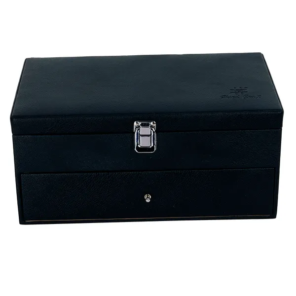 Watch_Box_Organizer_Holder_Jewelry_Accessories_Display_Storage_Case_Watch_Organiser_Collection_Box_20_Slots_In_PU_Leather_For_Men_Women_Black_Color