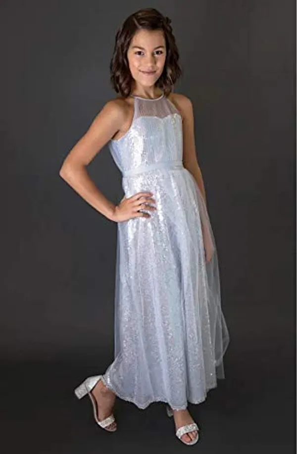 Silver_Net_Sequined_Round_Neck_Gown_For_Girls