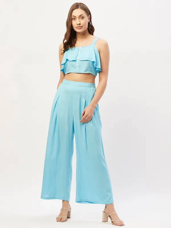 Women_Blue_Solid_Co-Ords_Set