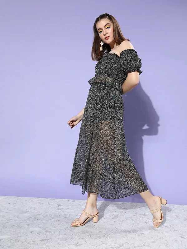 Women_Stylish_Black_Printed_Top_with_Skirt_Co-ords_Set