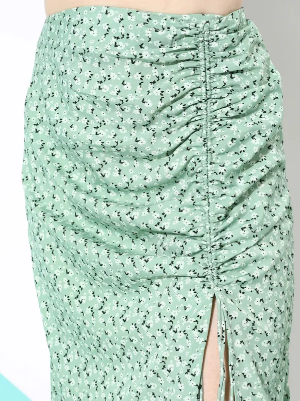Floral_Printed_String_Up_Skirt_with_Shirt_Co-ord_Set