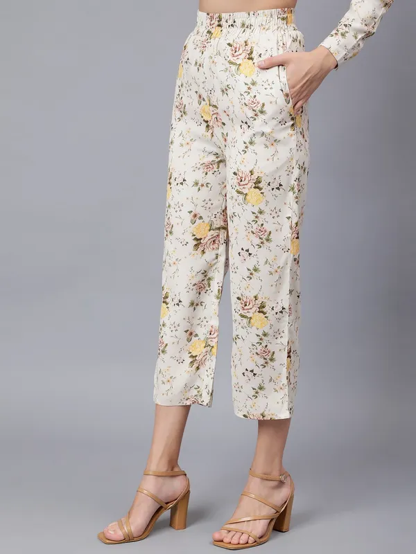 Cream-Coloured_Floral_Printed_Shirt_With_Trousers_Co-Ords_Set
