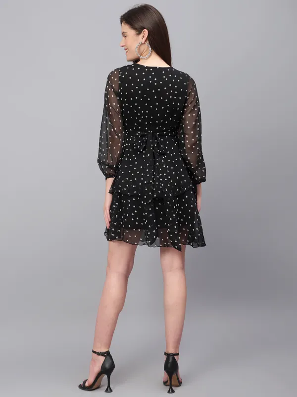 Black_Georgette_Fit_and_Flare_Dress_For_Women