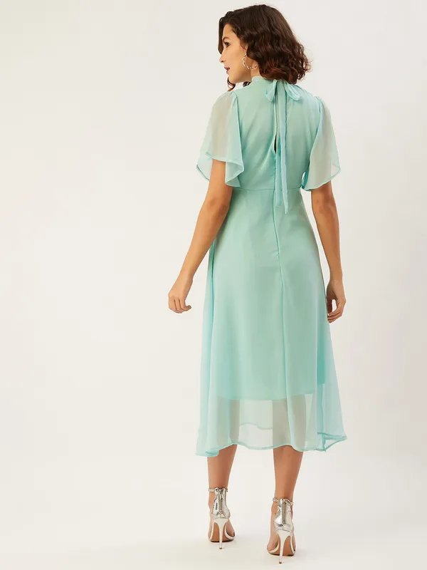 Light_Green_Chiffon_Fit_and_Flare_Dress_For_Women